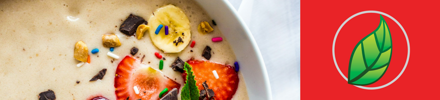 SMOOTHIE BOWL PARA ALEGRAR TU DÍA (PLÁTANO Y CREMA DE CACAHUATE)