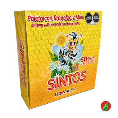 Paletas para la tos con miel de abeja y extractos naturales SINTOS
