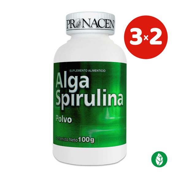 3x2 alga spirulina en polvo