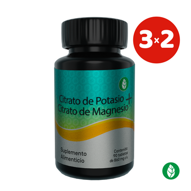 3x2 Potasio y Magnesio en tableta. Ordena en linea en tienda naturista PRONACEN.