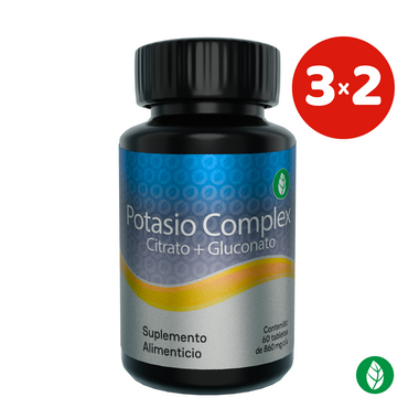 3x2 Potasio Complex una combinacion de citrato de potasio y gluconato de potasio de venta en linea tienda naturista