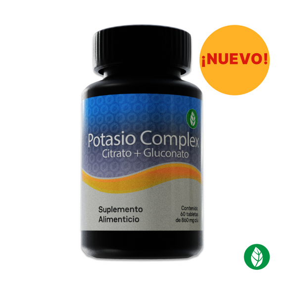 Potasio Complex una combinacion de citrato de potasio y gluconato de potasio de venta en linea tienda naturista
