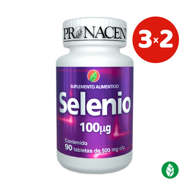 3x2 Tabletas de selenio