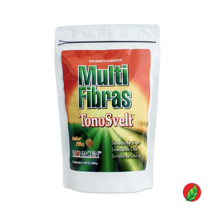 Multi fibras tonosvelt con salvado de trigo chia y linaza PRONACEN sabor pina