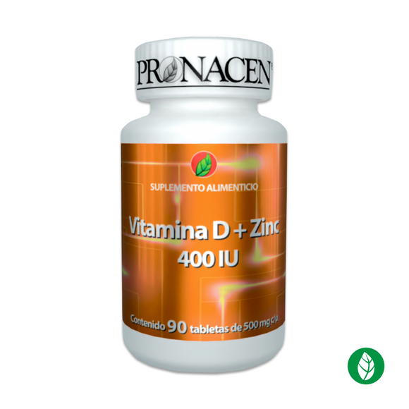 Vitamina D + Zinc en tableta