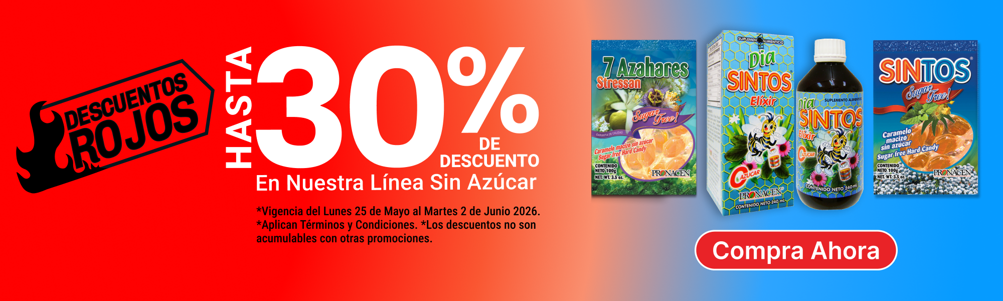 Pronacen banner sin azucar escritorio 2026