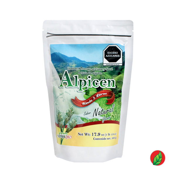 Alpicen | Bebida de alpiste en polvo (Bolsa resellable 500g) - 1